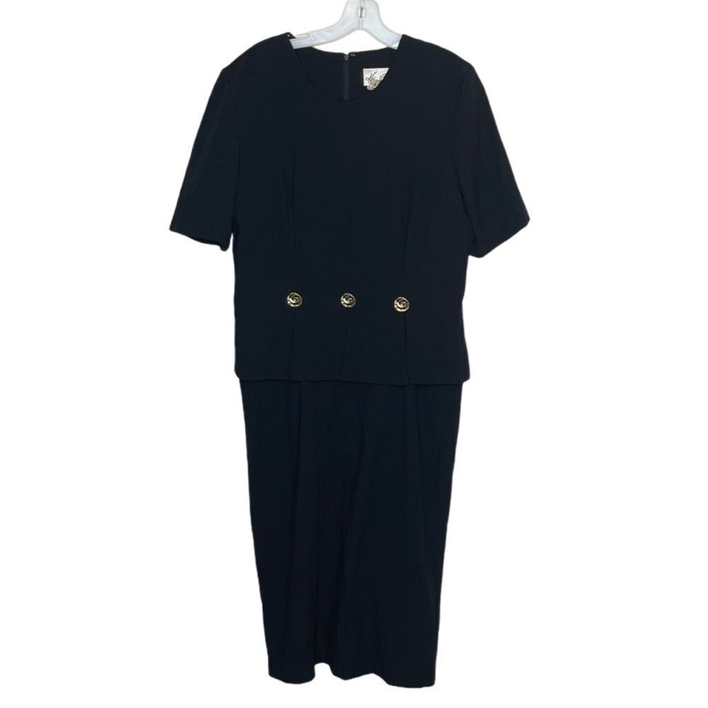 Vintage Kathie Lee Dress Black